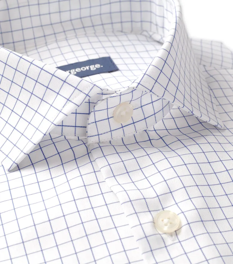 Camicia bianca in popeline facile da stirare