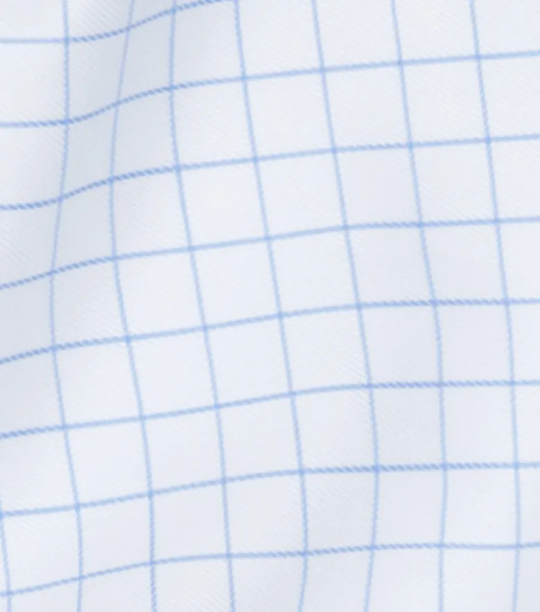 Camicia bianca in popeline facile da stirare