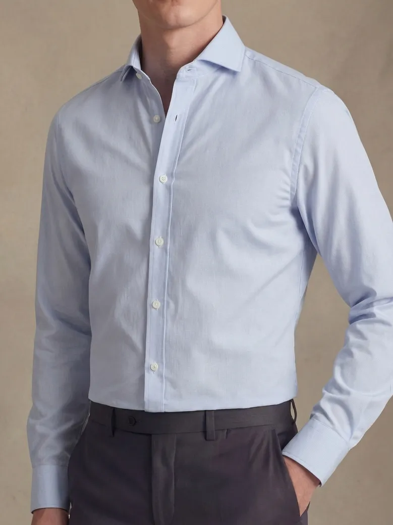 Camicia bianca in popeline facile da stirare