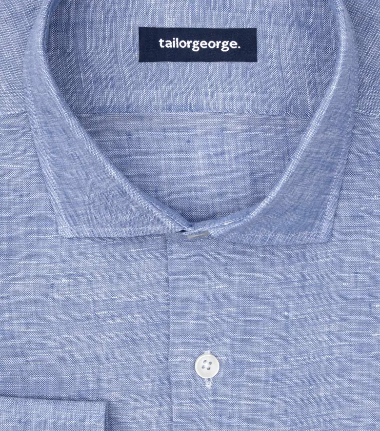 Camicia bianca in popeline facile da stirare