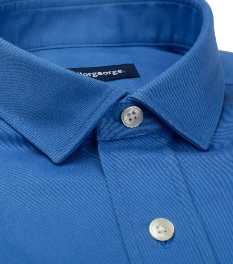 Camicia bianca in popeline facile da stirare