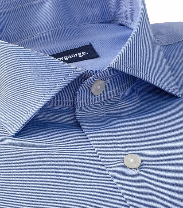 Camicia bianca in popeline facile da stirare