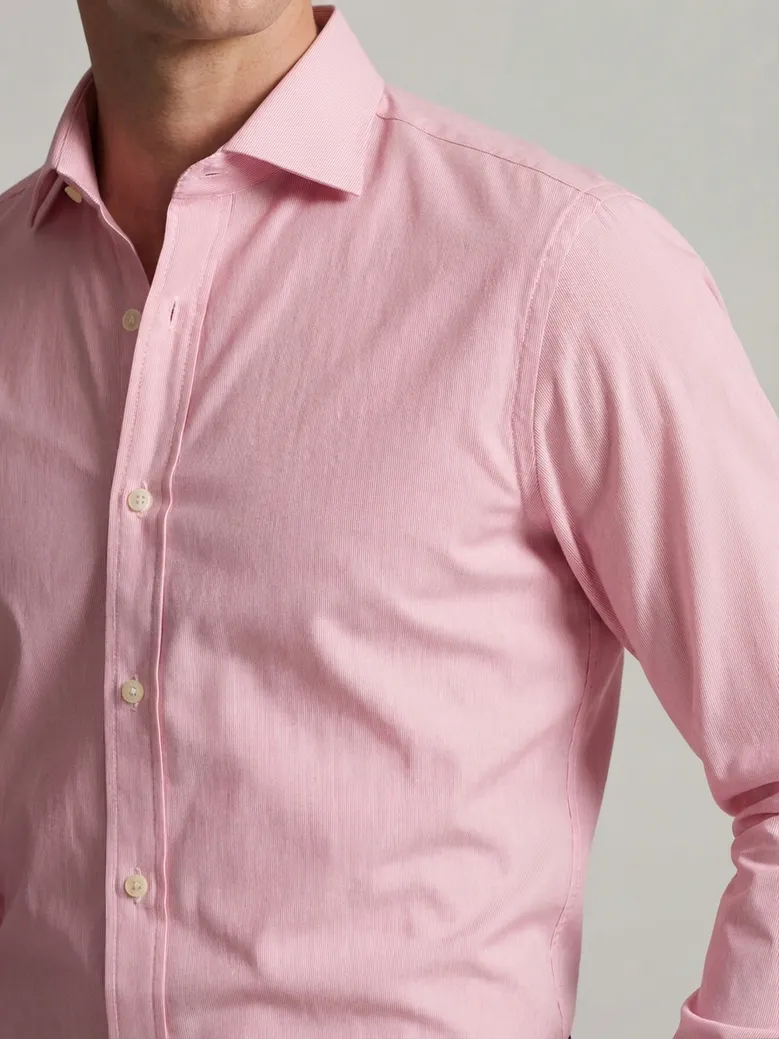 Camicia bianca in popeline facile da stirare