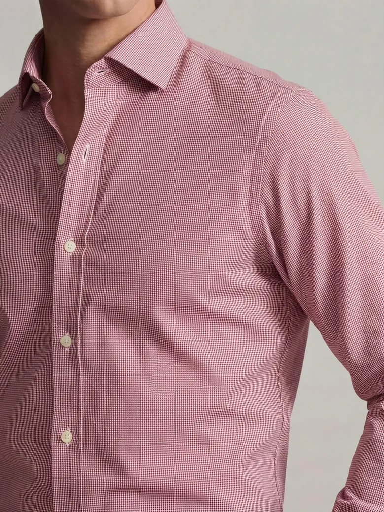 Camicia bianca in popeline facile da stirare