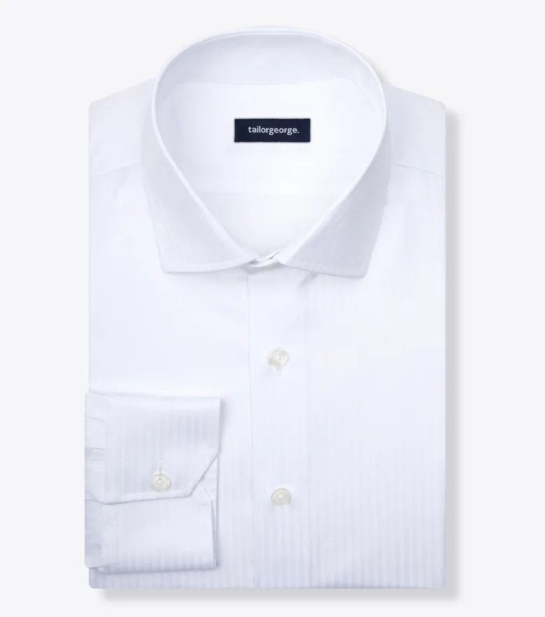 Camicia bianca in popeline facile da stirare