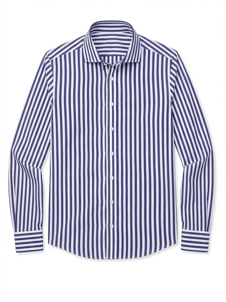 Camicia bianca in popeline facile da stirare