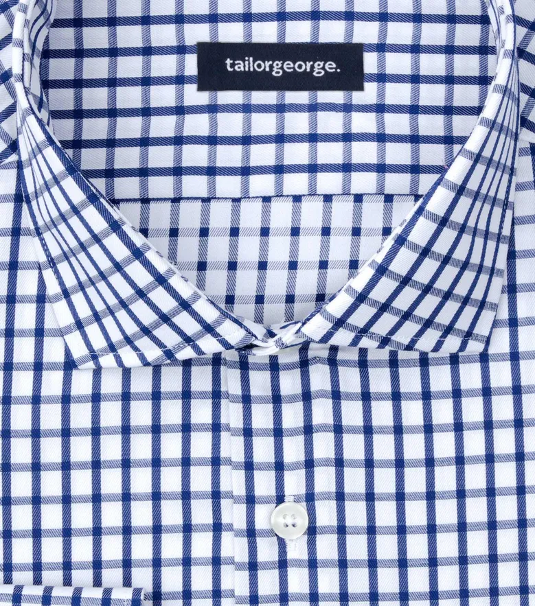 Camicia bianca in popeline facile da stirare