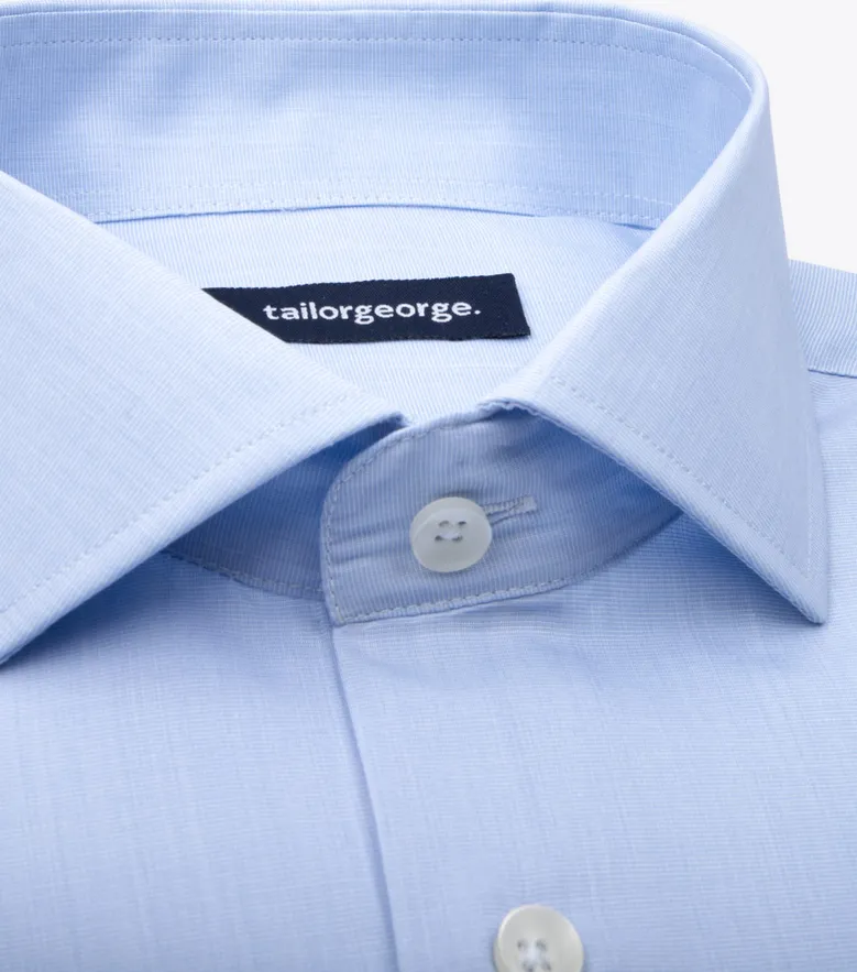 Camicia bianca in popeline facile da stirare