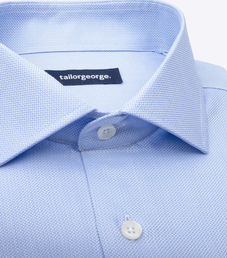 Camicia bianca in popeline facile da stirare