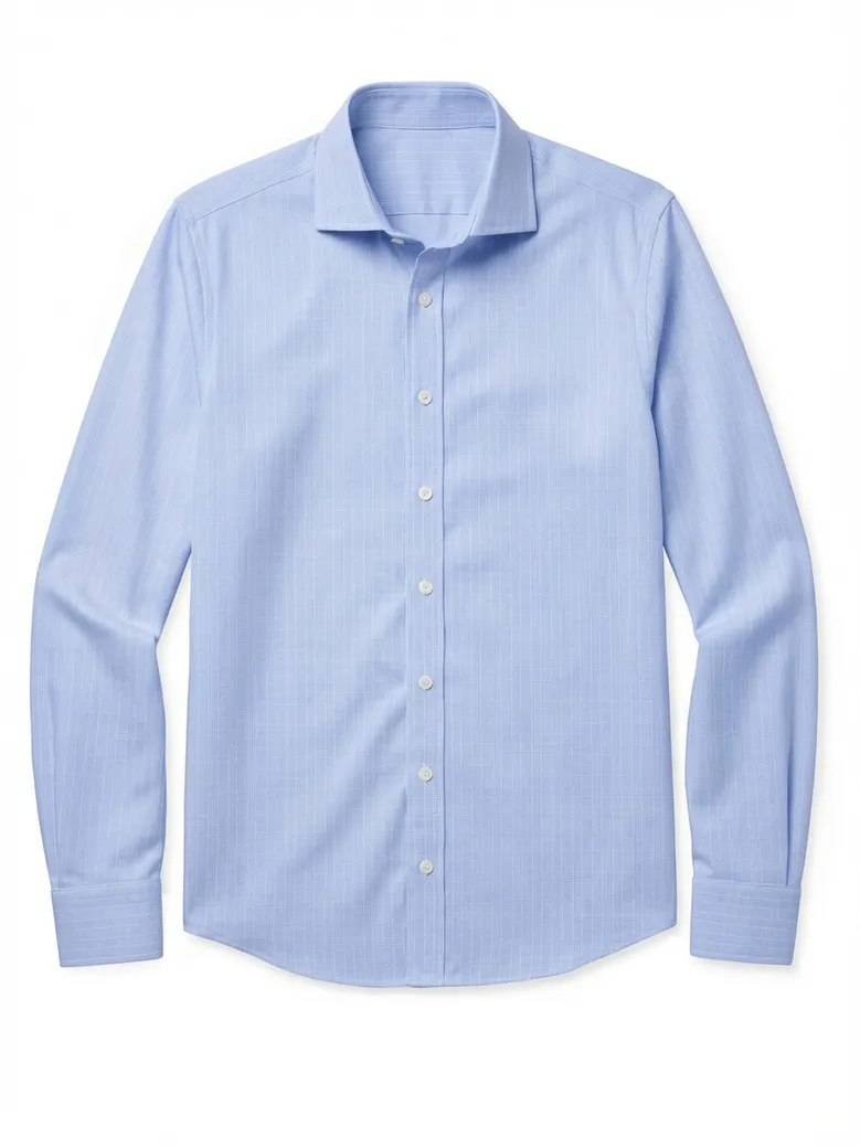 Camicia bianca in popeline facile da stirare