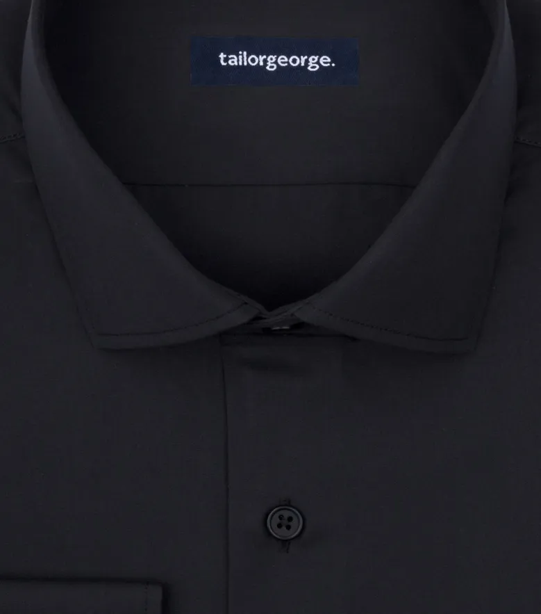 Camicia bianca in popeline facile da stirare