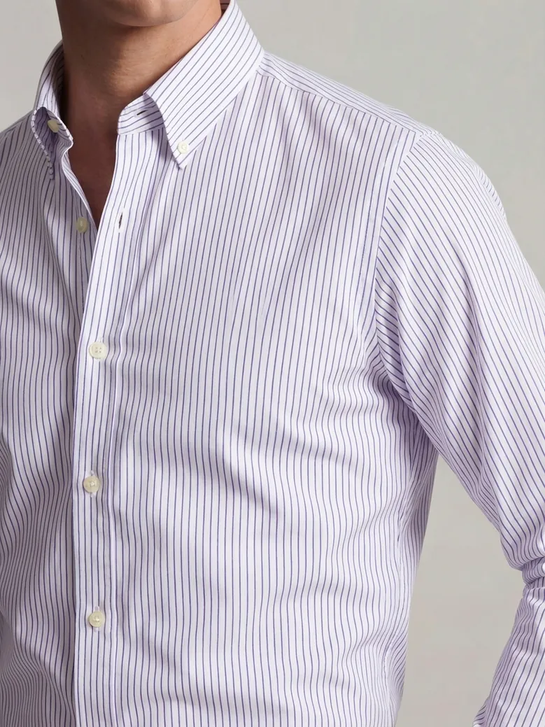 Camicia bianca in popeline facile da stirare