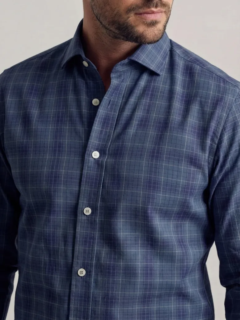 Camicia bianca in popeline facile da stirare