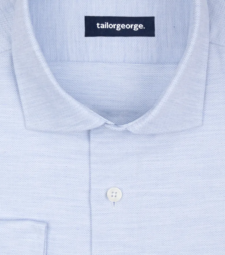 Camicia bianca in popeline facile da stirare