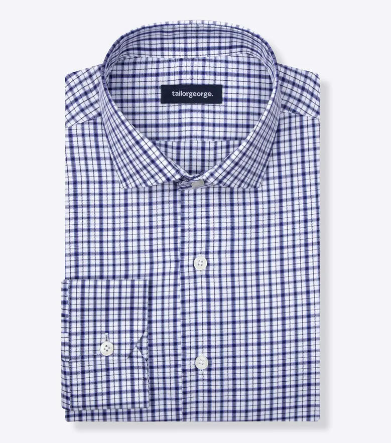 Camicia bianca in popeline facile da stirare