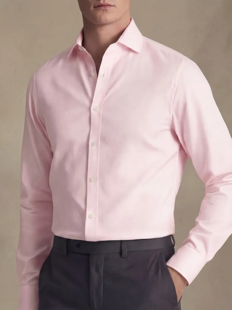 Camicia bianca in popeline facile da stirare