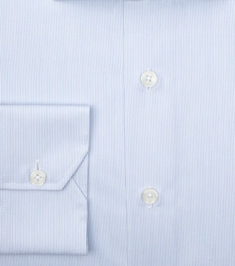 Camicia bianca in popeline facile da stirare
