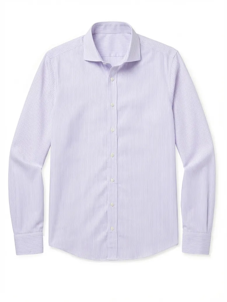 Camicia bianca in popeline facile da stirare