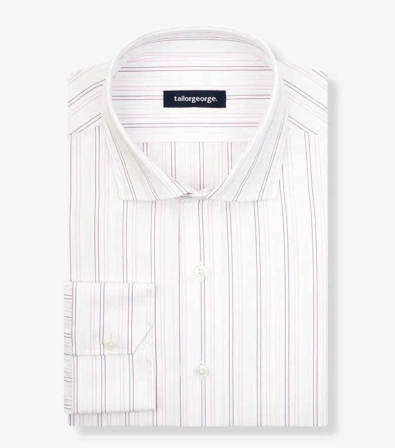 Camicia bianca in popeline facile da stirare