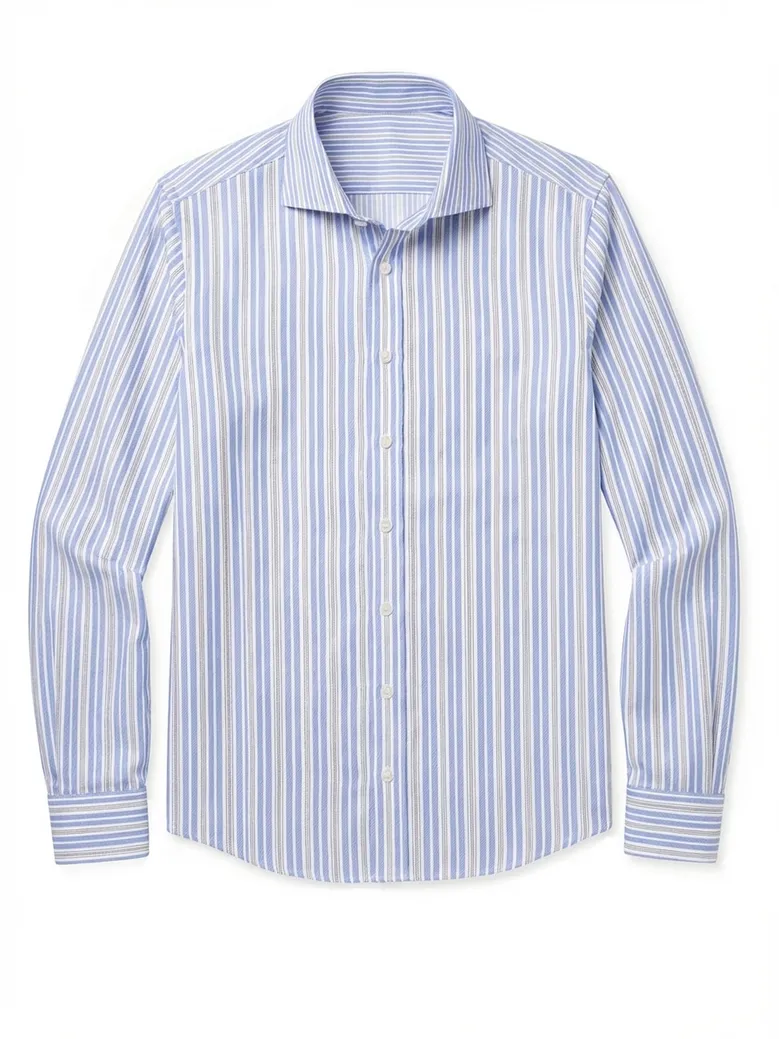Camicia bianca in popeline facile da stirare