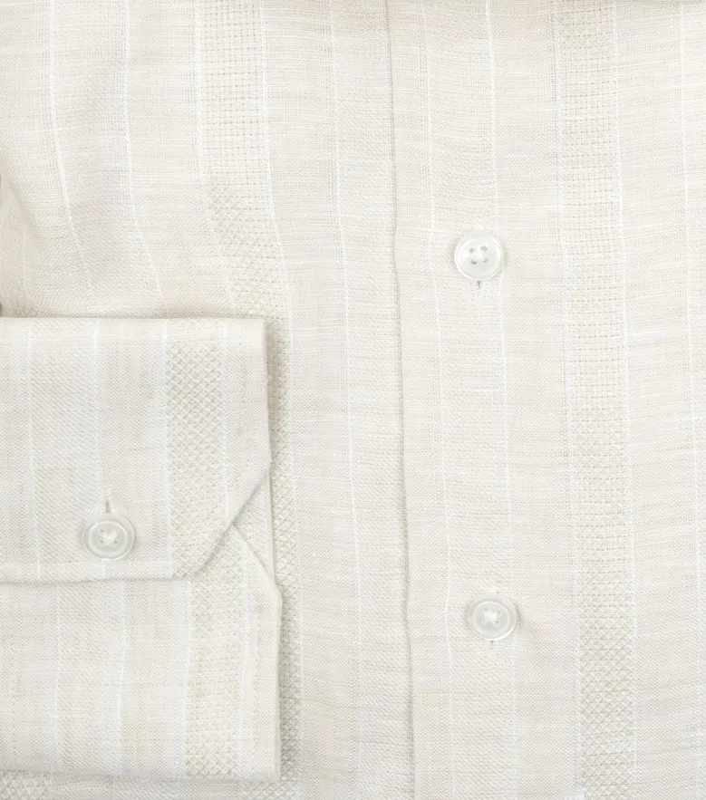 Camicia bianca in popeline facile da stirare