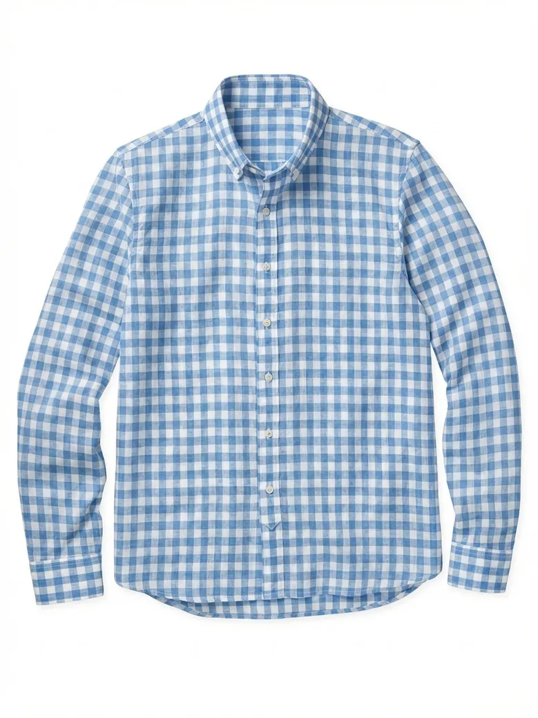 Camicia bianca in popeline facile da stirare