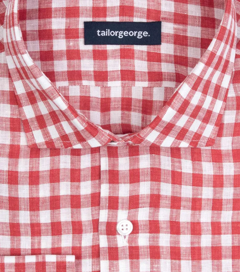 Camicia bianca in popeline facile da stirare