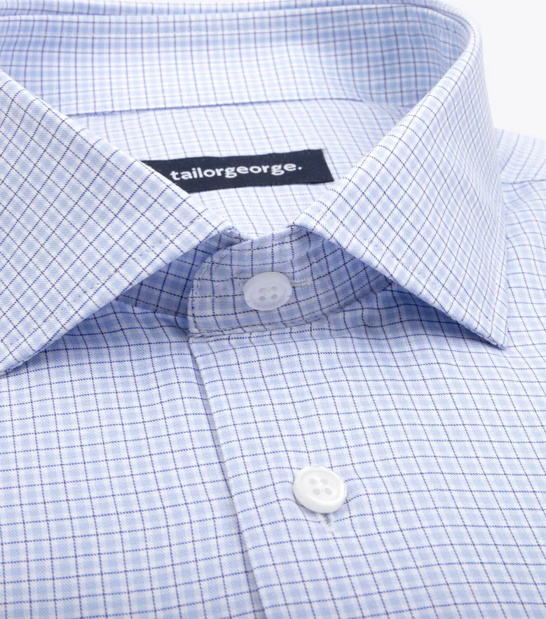 Camicia bianca in popeline facile da stirare