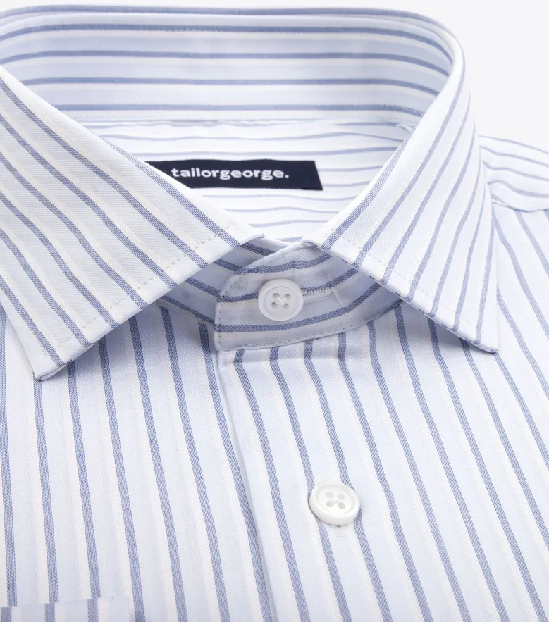 Camicia bianca in popeline facile da stirare