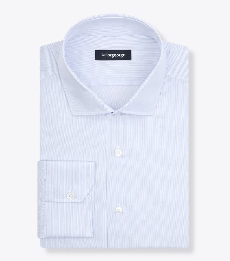 Camicia bianca in popeline facile da stirare