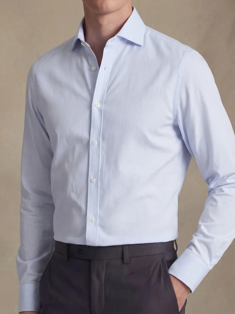 Camicia bianca in popeline facile da stirare