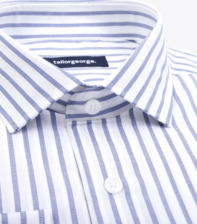 Camicia bianca in popeline facile da stirare