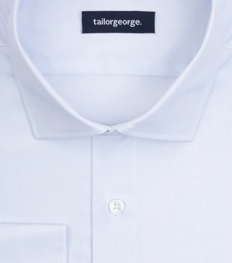 Camicia bianca in popeline facile da stirare