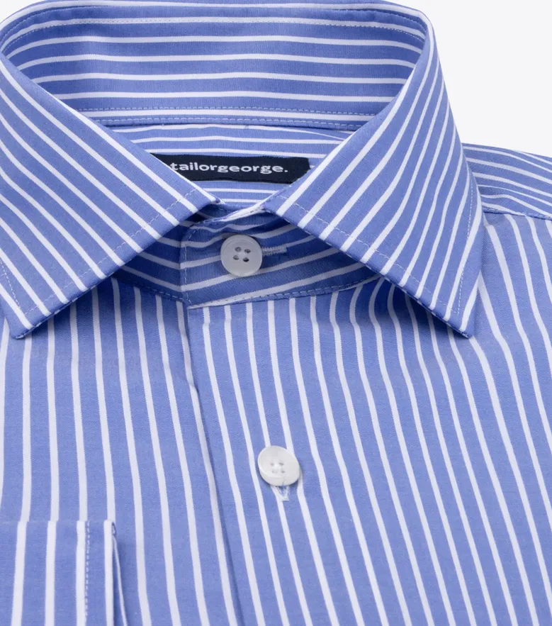 Camicia bianca in popeline facile da stirare