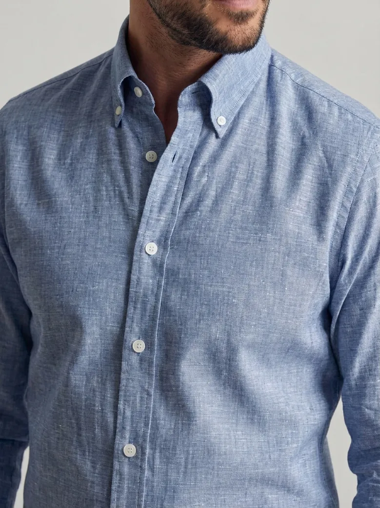Camicia bianca in popeline facile da stirare