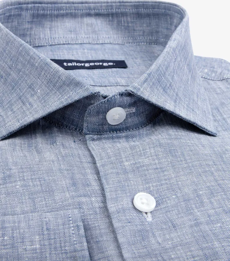 Camicia bianca in popeline facile da stirare
