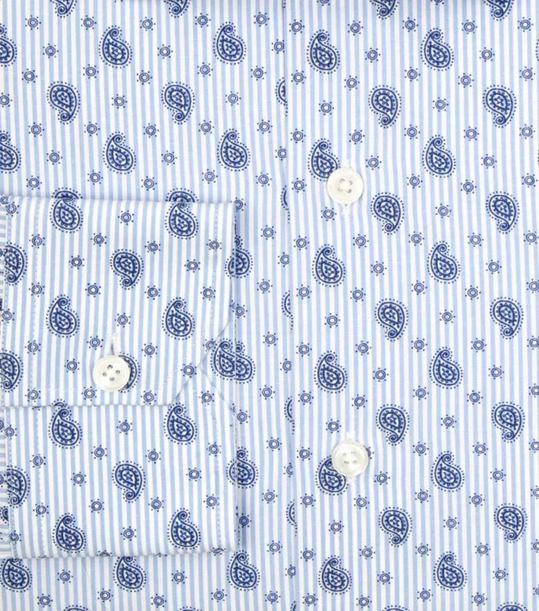 Camicia bianca in popeline facile da stirare