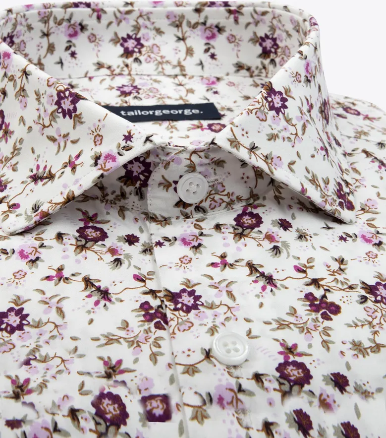 Camicia bianca in popeline facile da stirare