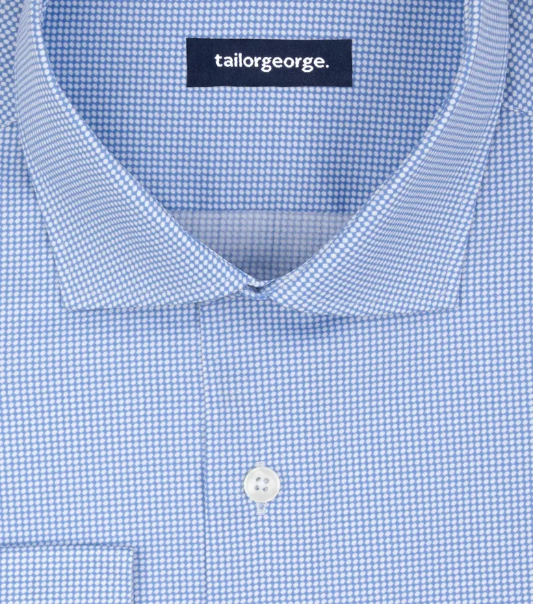 Camicia bianca in popeline facile da stirare