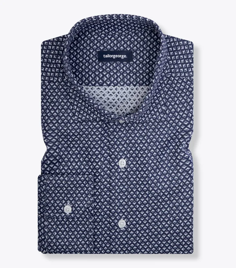 Camicia bianca in popeline facile da stirare