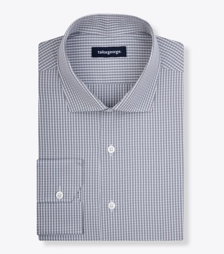 Camicia bianca in popeline facile da stirare