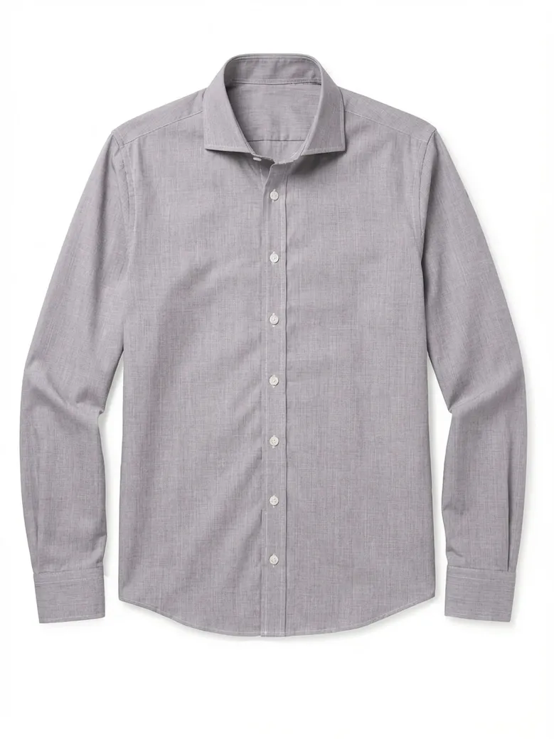 Camicia bianca in popeline facile da stirare