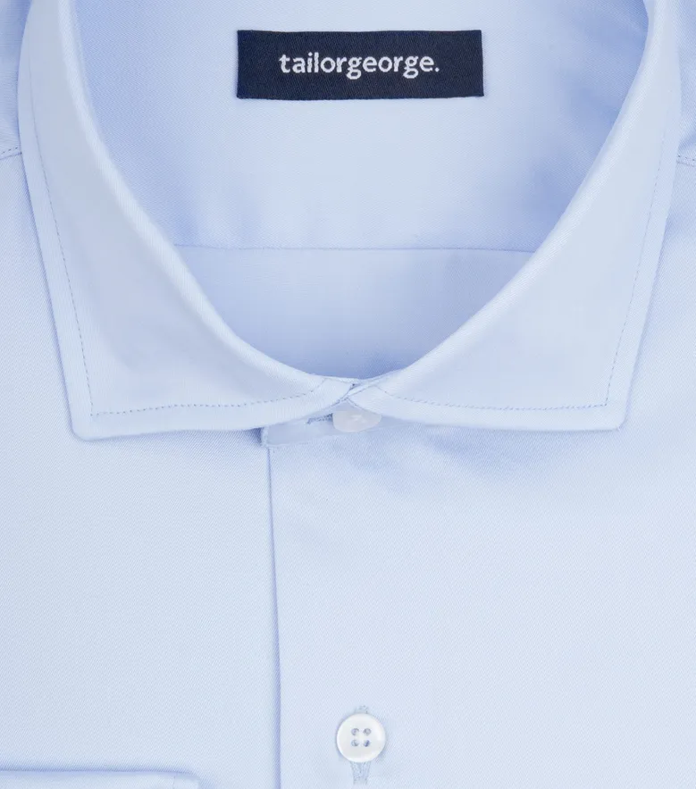 Camicia bianca in popeline facile da stirare