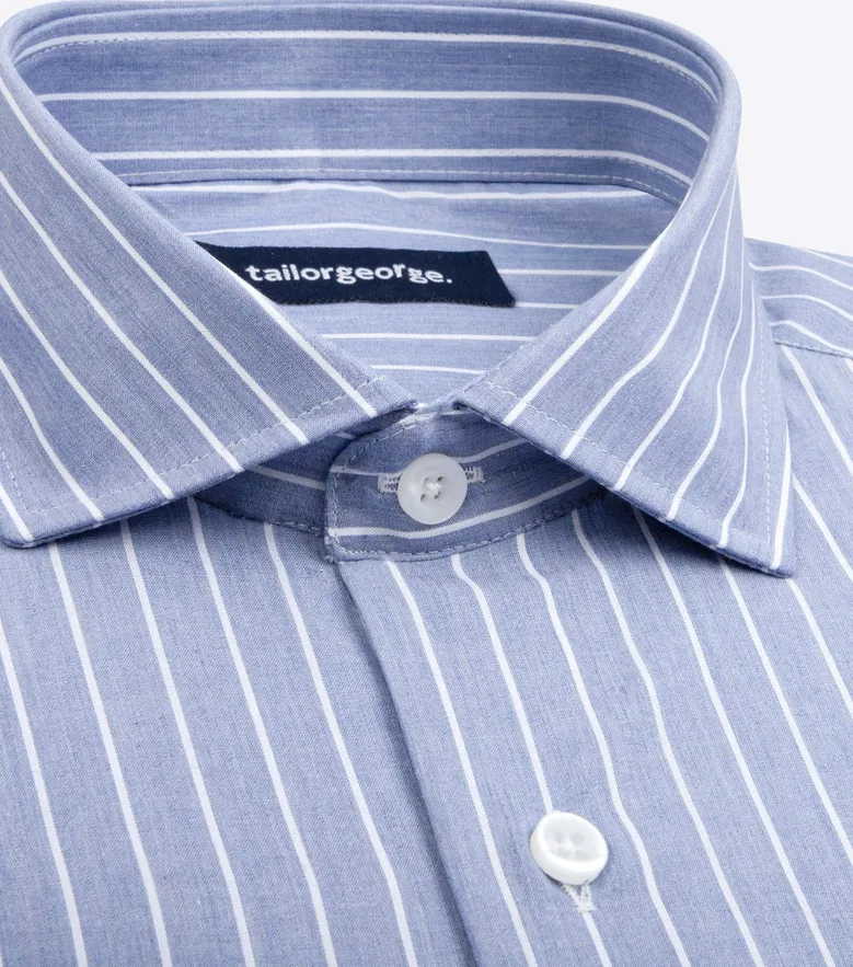 Camicia bianca in popeline facile da stirare