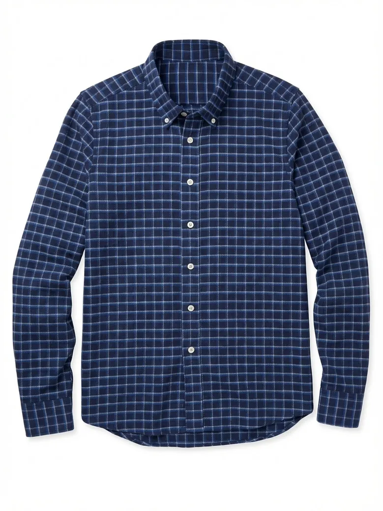 Camicia bianca in popeline facile da stirare