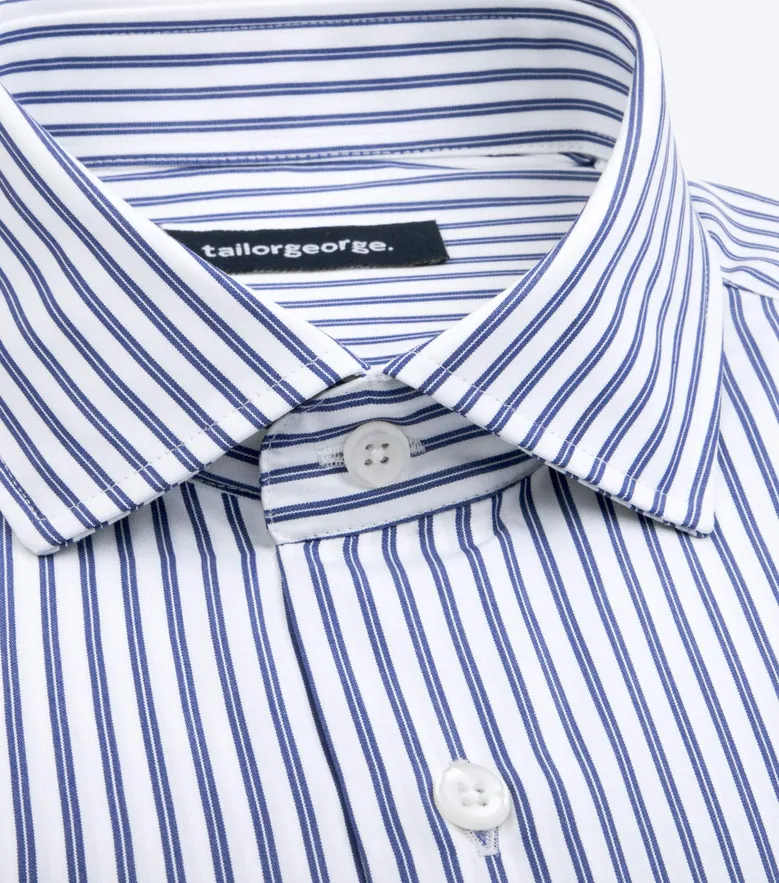 Camicia bianca in popeline facile da stirare