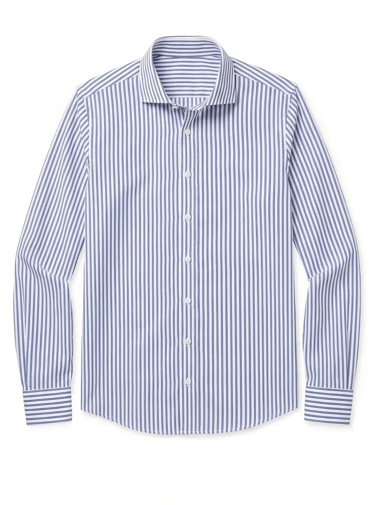 Camicia bianca in popeline facile da stirare