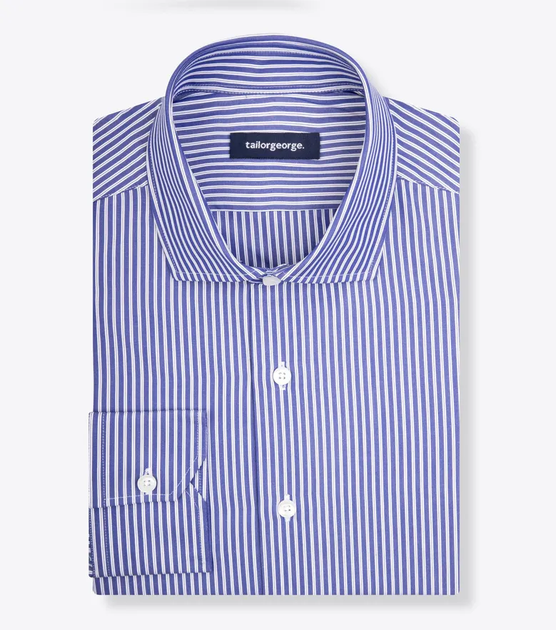 Camicia bianca in popeline facile da stirare