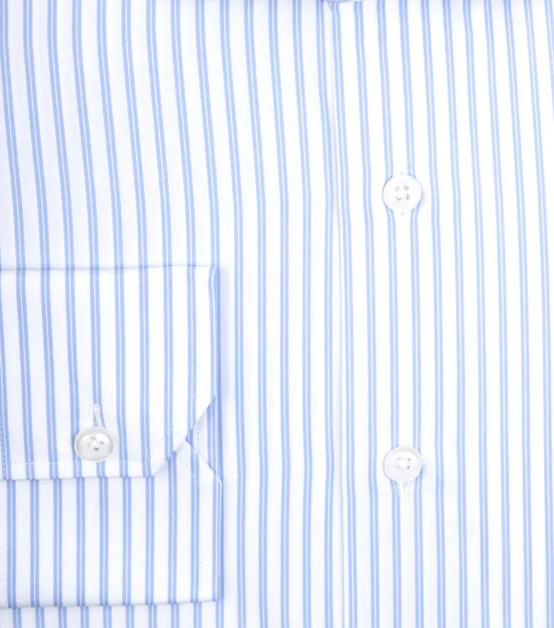 Camicia bianca in popeline facile da stirare