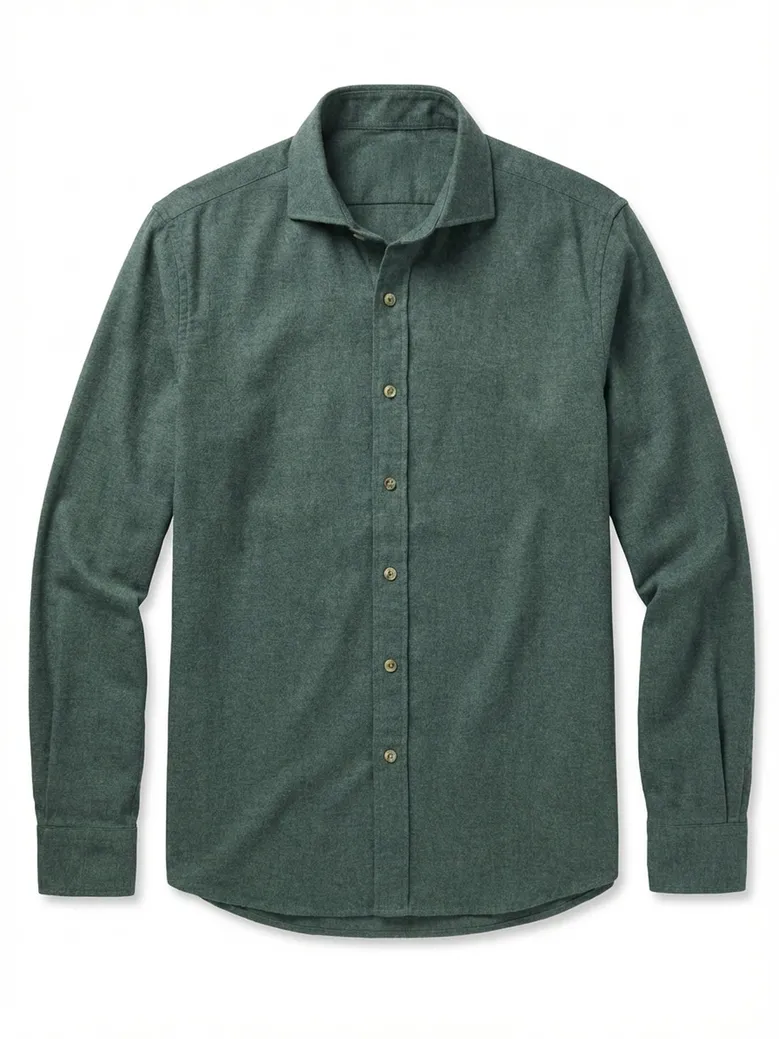 Camicia bianca in popeline facile da stirare